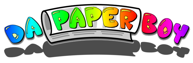 Logo for "Da Paper Boy" video game
